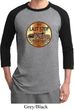 Mens Biker Shirt Last Stop Raglan Tee T-Shirt