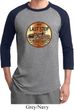 Mens Biker Shirt Last Stop Raglan Tee T-Shirt