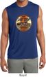 Mens Biker Shirt Last Stop Sleeveless Moisture Wicking Tee T-Shirt