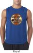 Mens Biker Shirt Last Stop Sleeveless Tee T-Shirt