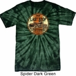 Mens Biker Shirt Last Stop Spider Tie Dye Tee T-shirt