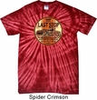 Mens Biker Shirt Last Stop Spider Tie Dye Tee T-shirt