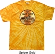 Mens Biker Shirt Last Stop Spider Tie Dye Tee T-shirt