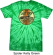 Mens Biker Shirt Last Stop Spider Tie Dye Tee T-shirt