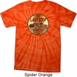 Mens Biker Shirt Last Stop Spider Tie Dye Tee T-shirt