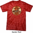 Mens Biker Shirt Last Stop Spider Tie Dye Tee T-shirt