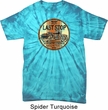 Mens Biker Shirt Last Stop Spider Tie Dye Tee T-shirt