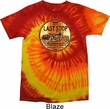 Mens Biker Shirt Last Stop Tie Dye Tee T-shirt