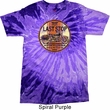 Mens Biker Shirt Last Stop Tie Dye Tee T-shirt