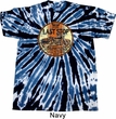 Mens Biker Shirt Last Stop Twist Tie Dye Tee T-shirt