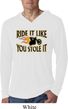 Mens Biker Shirt Ride It Lightweight Hoodie Tee T-Shirt