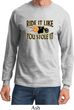 Mens Biker Shirt Ride It Like You Stole It Long Sleeve Tee T-Shirt