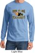 Mens Biker Shirt Ride It Like You Stole It Long Sleeve Tee T-Shirt