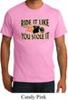 Mens Biker Shirt Ride It Like You Stole It Organic Tee T-Shirt