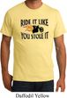 Mens Biker Shirt Ride It Like You Stole It Organic Tee T-Shirt
