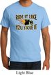 Mens Biker Shirt Ride It Like You Stole It Organic Tee T-Shirt