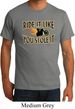 Mens Biker Shirt Ride It Like You Stole It Organic Tee T-Shirt
