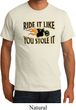 Mens Biker Shirt Ride It Like You Stole It Organic Tee T-Shirt