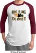 Mens Biker Shirt Ride It Like You Stole It Raglan Tee T-Shirt