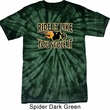 Mens Biker Shirt Ride It Like You Stole It Spider Tie Dye Tee T-shirt