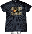 Mens Biker Shirt Ride It Like You Stole It Spider Tie Dye Tee T-shirt