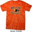 Mens Biker Shirt Ride It Like You Stole It Spider Tie Dye Tee T-shirt