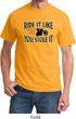 Mens Biker Shirt Ride It Like You Stole It Tee T-Shirt