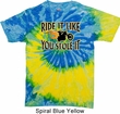 Mens Biker Shirt Ride It Like You Stole It Tie Dye Tee T-shirt