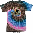 Mens Biker Shirt Ride It Like You Stole It Tie Dye Tee T-shirt