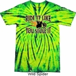 Mens Biker Shirt Ride It Like You Stole It Tie Dye Tee T-shirt