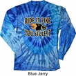 Mens Biker Shirt Ride It Long Sleeve Tie Dye Tee T-shirt