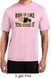 Mens Biker Shirt Ride It Moisture Wicking Tee T-Shirt