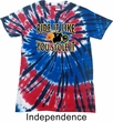 Mens Biker Shirt Ride It Patriotic Tie Dye Tee T-shirt