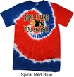 Mens Biker Shirt Ride It Patriotic Tie Dye Tee T-shirt