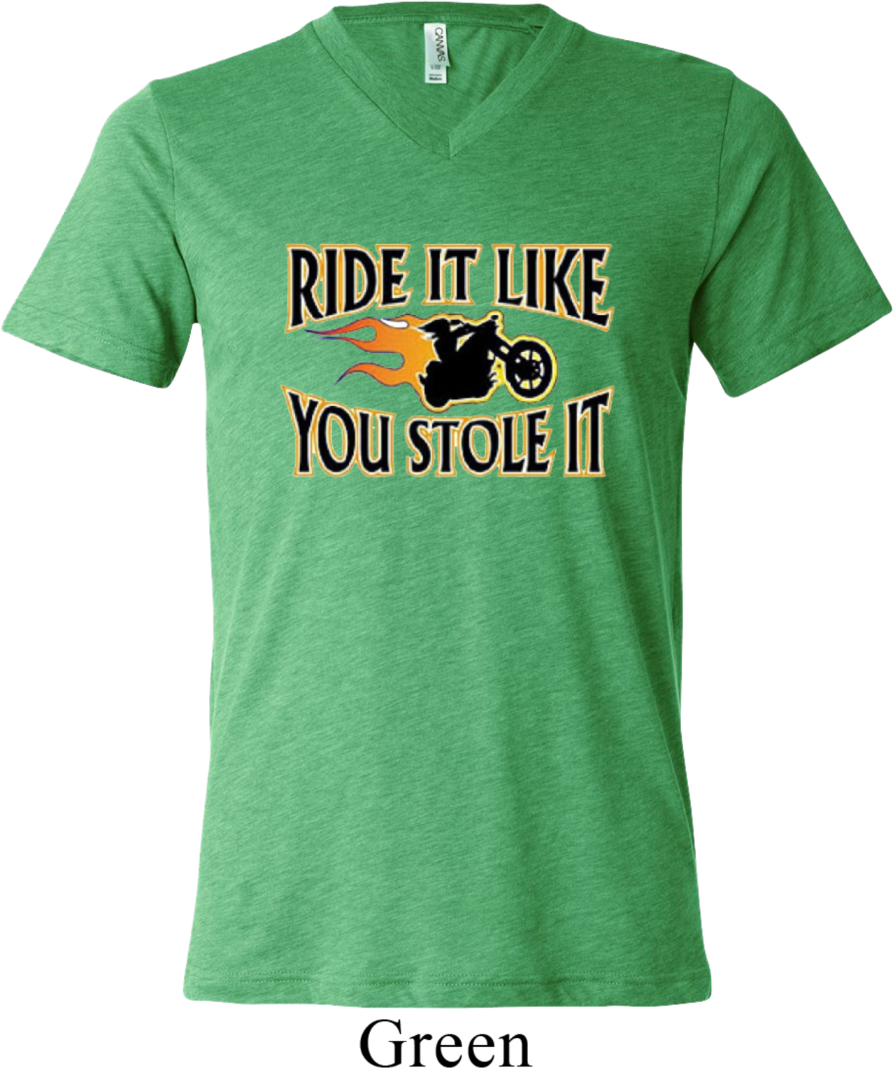 mens-biker-shirt-ride-it-tri-blend-v-neck-tee-t-shirt-ride-it-like
