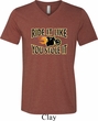 Mens Biker Shirt Ride It Tri Blend V-neck Tee T-Shirt