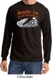 Mens Biker Shirt Smoke Em Long Sleeve Tee