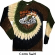 Mens Biker Shirt Smoke Em Long Sleeve Tie Dye Tee T-shirt
