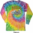 Mens Biker Shirt Smoke Em Long Sleeve Tie Dye Tee T-shirt