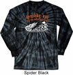 Mens Biker Shirt Smoke Em Long Sleeve Tie Dye Tee T-shirt