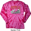 Mens Biker Shirt Smoke Em Long Sleeve Tie Dye Tee T-shirt