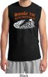 Mens Biker Shirt Smoke Em Muscle Tee T-Shirt