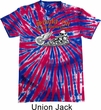 Mens Biker Shirt Smoke Em Patriotic Tie Dye Tee T-shirt