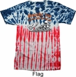 Mens Biker Shirt Smoke Em Patriotic Tie Dye Tee T-shirt