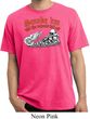 Mens Biker Shirt Smoke Em Pigment Dyed Tee T-Shirt