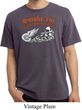 Mens Biker Shirt Smoke Em Pigment Dyed Tee T-Shirt