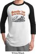 Mens Biker Shirt Smoke Em Raglan Tee T-Shirt
