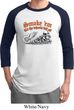 Mens Biker Shirt Smoke Em Raglan Tee T-Shirt