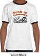Mens Biker Shirt Smoke Em Ringer Tee T-Shirt