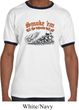 Mens Biker Shirt Smoke Em Ringer Tee T-Shirt